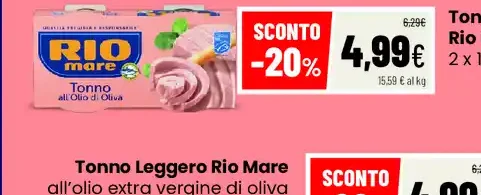 Tonno all'olio di oliva Rio Mare