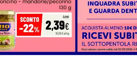 Pesto al tonno Rio Mare