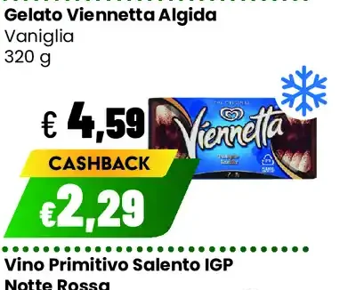 Gelato Viennetta Algida vaniglia