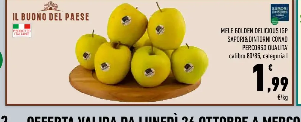Mele Golden Delicious IGP