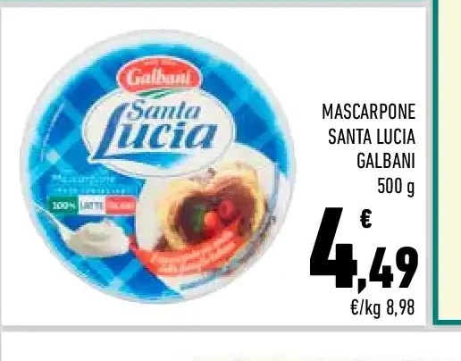 Mascarpone Santa Lucia Galbani