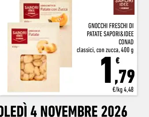 Gnocchi freschi di patate