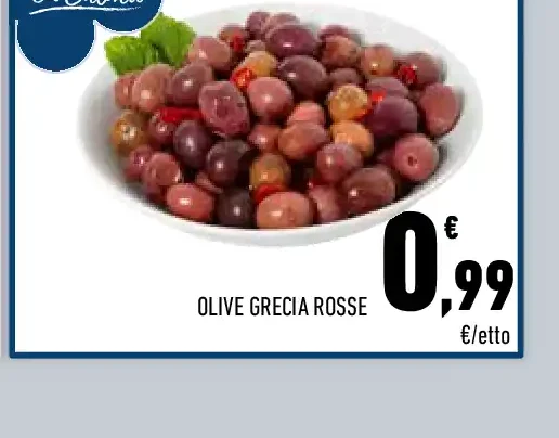 Olive Grecia rosse