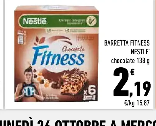 Barretta Fitness al cioccolato