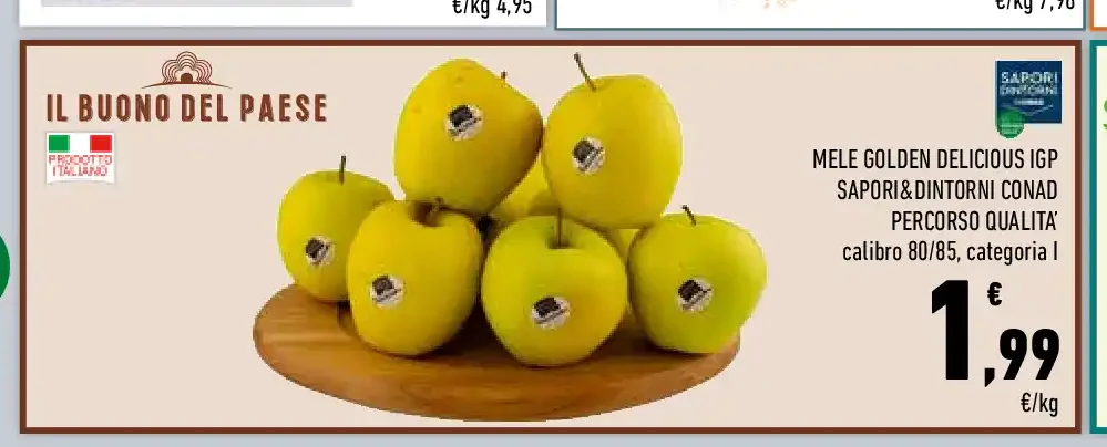 Mele Golden Delicious IGP