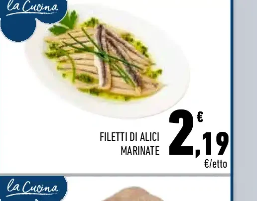 Filetti di alici marinate