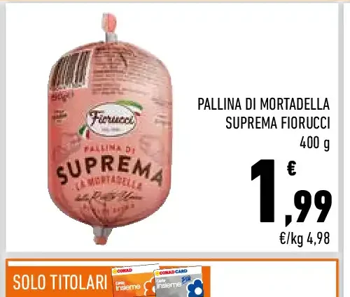 Pallina di mortadella Suprema Fiorucci