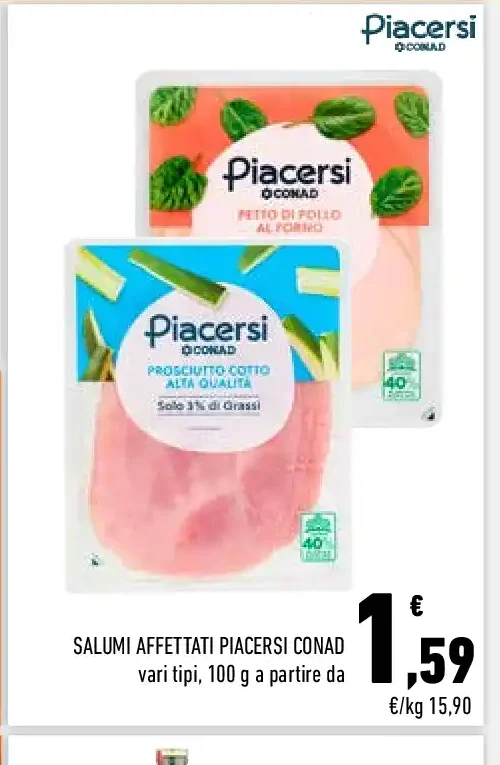Salumi affettati Piacersi Conad