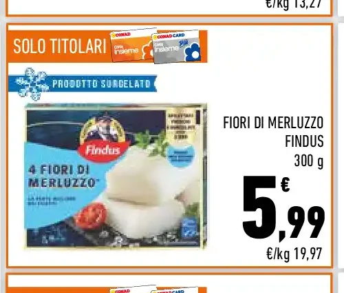 Fiori di merluzzo Findus
