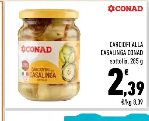 Carciofi alla casalinga Conad