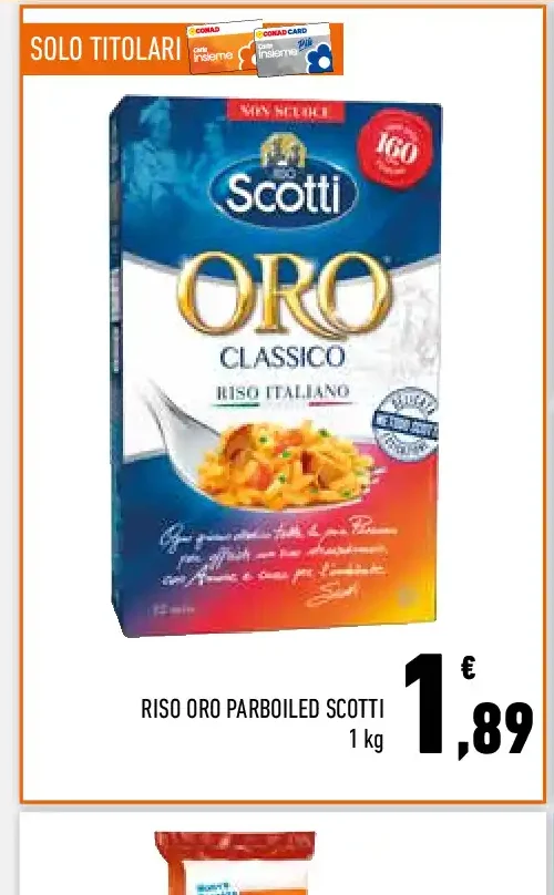 Riso Oro Parboiled Scotti