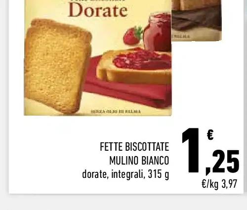 Fette biscottate Mulino Bianco