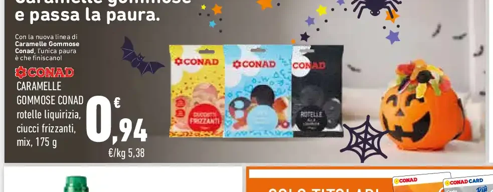 Caramelle gommose Conad
