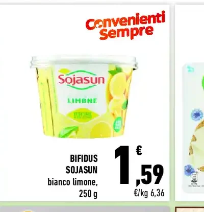 Bifidus Sojasun bianco limone