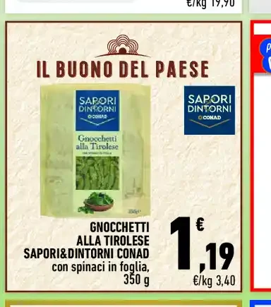 Gnocchetti alla tirolese Sapori&Dintorni Conad