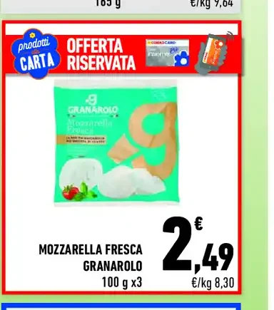 Mozzarella fresca Granarolo