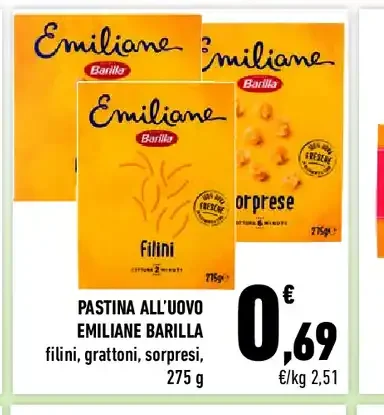Pastina all'uovo Emiliane Barilla