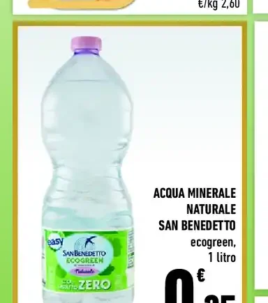 Acqua minerale naturale San Benedetto