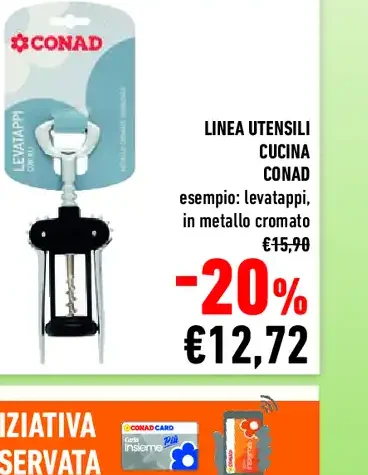 Linea utensili cucina Conad