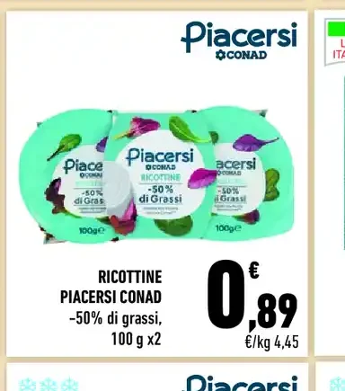Ricottine Piacersi Conad