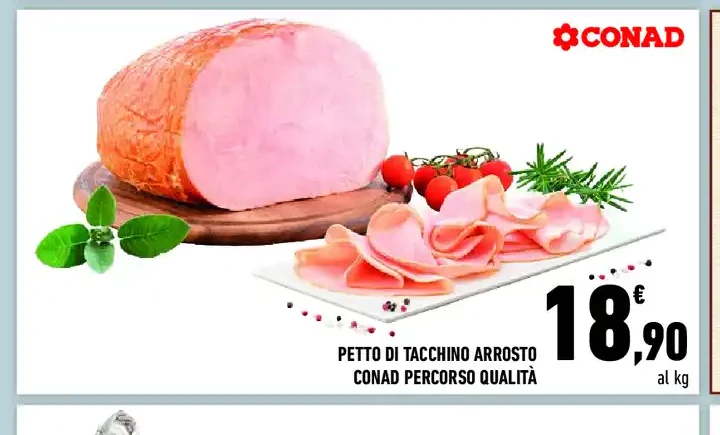 Petto di tacchino arrosto Conad Percorso Qualità