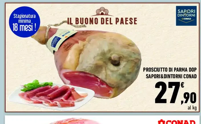 Prosciutto di Parma DOP Sapori&Dintorni Conad