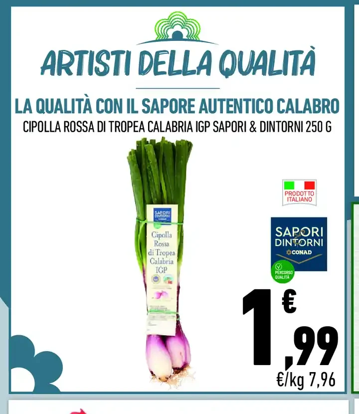 Cipolla rossa di Tropea Calabria IGP Sapori & Dintorni