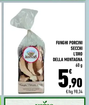 Funghi porcini secchi L'Oro della Montagna