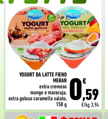 Yogurt al latte fieno Meran