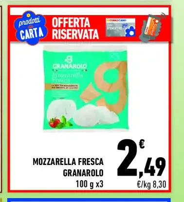 Mozzarella fresca Granarolo