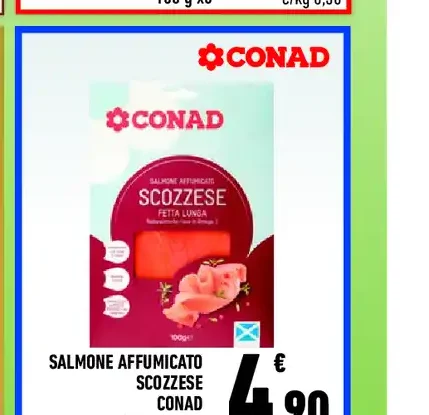 Salmone affumicato scozzese Conad
