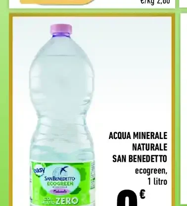 Acqua minerale naturale San Benedetto