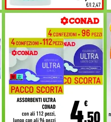 Assorbenti Ultra Conad