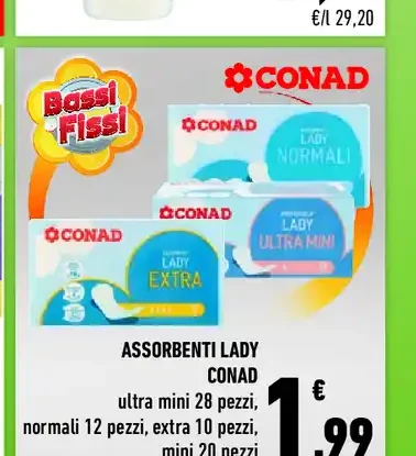 Assorbenti Lady Conad