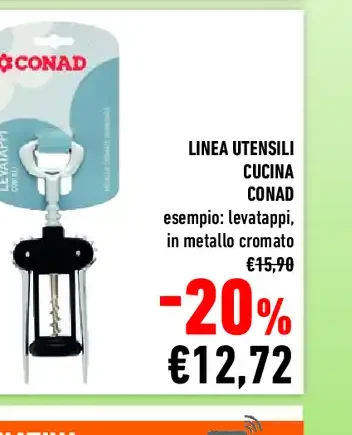 Linea utensili cucina Conad