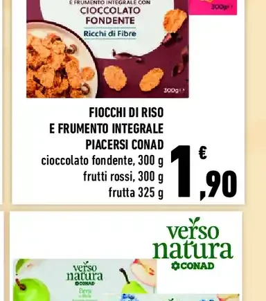 Bevande senza zuccheri aggiunti Verso Natura Conad