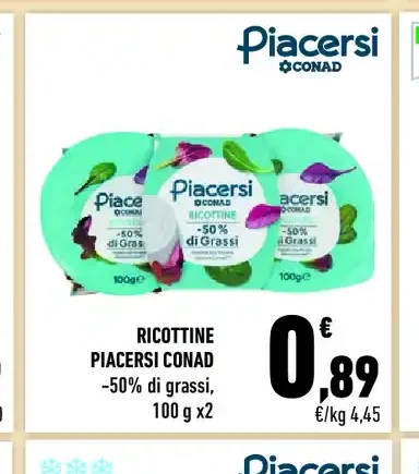 Ricottine Piacersi Conad