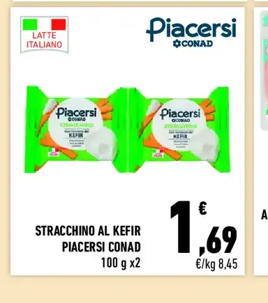 Stracchino al kefir Piacersi Conad