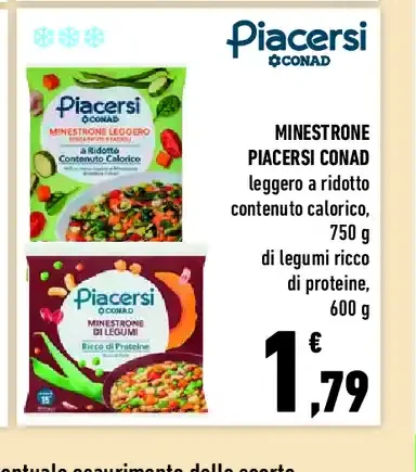 Minestrone Piacersi Conad
