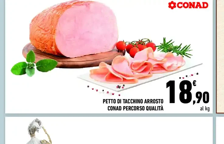Petto di tacchino arrosto Conad Percorso Qualità
