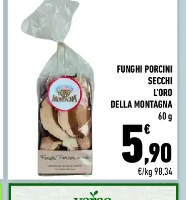 Funghi porcini secchi L'Oro della Montagna