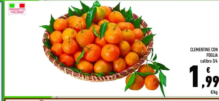Clementine con foglia