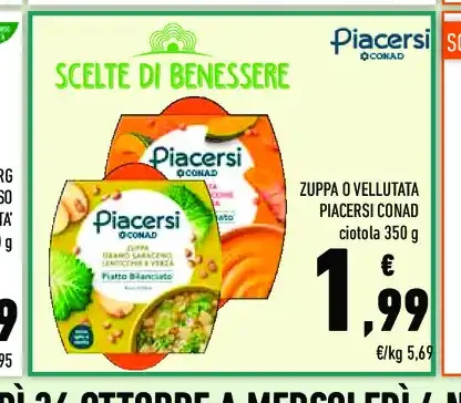 Zuppa voluttuata Piacersi