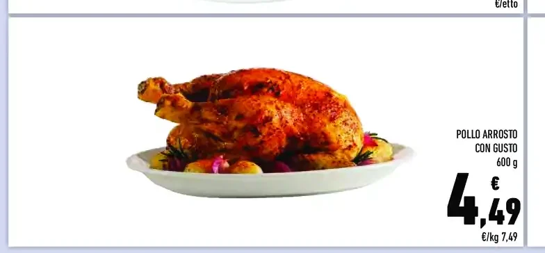 Pollo arrosto con gusto
