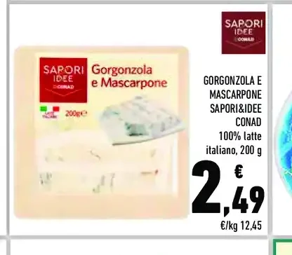 Gorgonzola e mascarpone