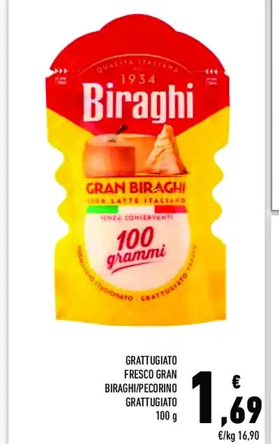 Grana Biraghi grattugiato