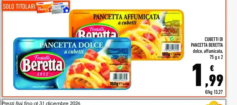 Pancetta affumicata a cubetti
