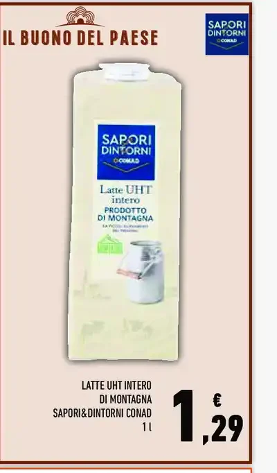 Latte UHT intero