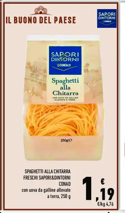 Spaghetti alla chitarra freschi