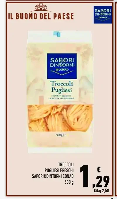 Troccoli pugliesi freschi